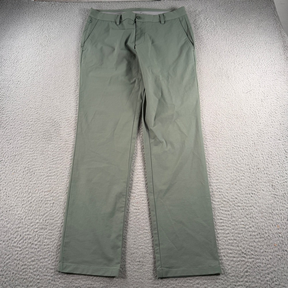 Vineyard Vines On The Go Pant Mens 32x32 Green Chino Performance Golf